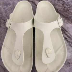 Birkenstock Women’s White Thong Sandals